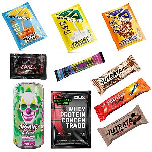 KIT DEGUSTAÇÃO - PRODUTOS NA DESCRIÇAO - ADAPTOGEN - DEMONS LAB - DUX HUMAN HEALTH - NUTRATA - INTEGRALMÉDICA