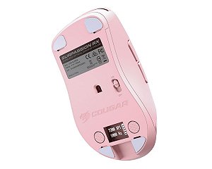 Mouse Gamer Cougar Surpassion RX, 7200 DPI, Wireless, Pink, Dual Mode, 3MSRXWOP.0001