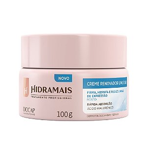 Creme RENOVADOR facial UVA / UVB 100g Hidramais