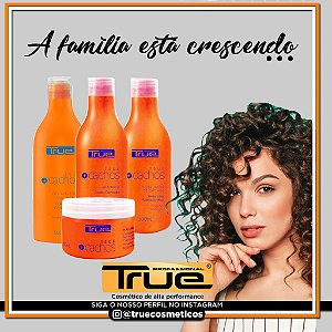 Kit Cabelos Cacheados True + Cachos-4 itens