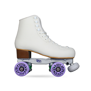 Patins Adventure Branco c/ Roda Lilás