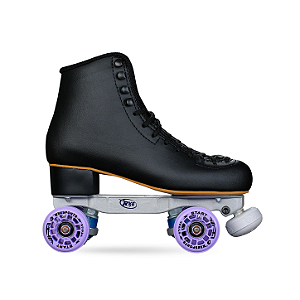 Patins Adventure Preto c/ Roda Lilás