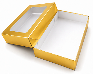Caixa Multiuso com Visor 20x13x4 - Pct com 10 Unidades