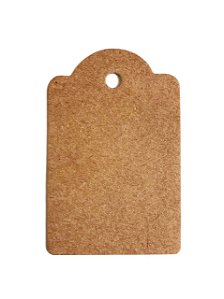 Tags Decorativos - Kraft / Pct com 100 Unidades