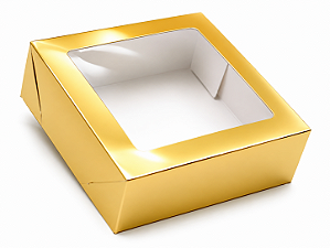 Caixa para presentes ou 56 Doces 30x30x5 - Pct com 10 Unidades