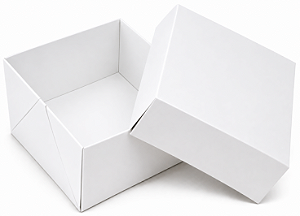 Caixa para 4 Brigadeiros 8x8x3,7 - Pct com 10 Unidades