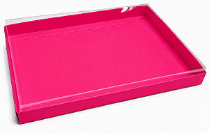 Caixas para Convites / Multiuso - Pink - Pct com 10 Unidades