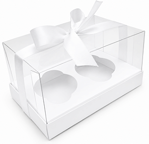 Caixas para 02 Cupcakes 17,5x11x9 - Pct com 10 Unidades