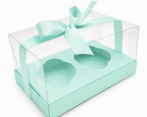 Caixas para 02 Cupcakes 17,5x11x9 - Pct com 10 Unidades