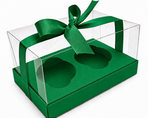 Caixas para 02 Cupcakes 17,5x11x9 - Pct com 10 Unidades