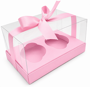 Caixas para 02 Cupcakes 17,5x11x9 - Pct com 10 Unidades