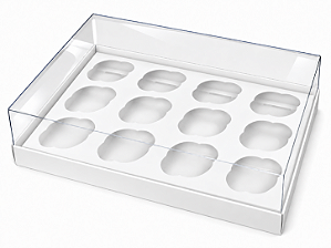 Caixas para 12 Mini Cupcakes 23,5x16,8x6 - Pct com 10 Unidades