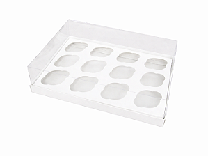 Caixas para 12 Mini Cupcakes 23,5x16,8x6 - Pct com 10 Unidades