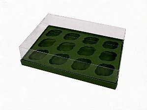 Caixas para 12 Mini Cupcakes 23,5x16,8x6 - Pct com 10 Unidades
