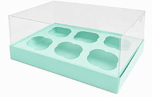 Caixas para 6 Cupcakes Padrão 24x18,5x9 - Pct com 10 Unidades