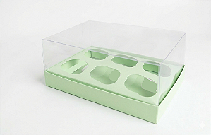 Caixas para 6 Cupcakes Padrão 24x18,5x9 - Pct com 10 Unidades