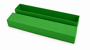 Caixas para Convites / Multiuso Verde Bandeira - Pct com 10 Unidades