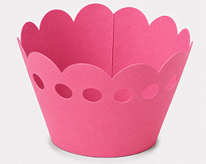 50 Wrapper para Cupcakes 7,5x5x4,5 - Pink