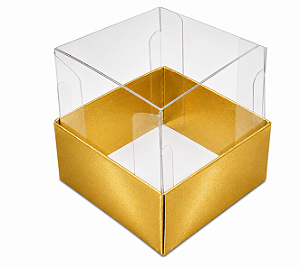 Caixinha para 1 Trufa / Brigadeiro 4x4x4 - Pct com 10 Unidades