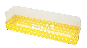 Caixas para 7 Macarons / 4 Brigadeiros 15x4x4 - Pct com 10 Unidades