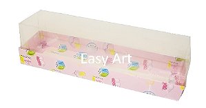 Caixas para 7 Macarons / 4 Brigadeiros 15x4x4 - Pct com 10 Unidades