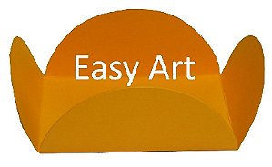 Forminhas para Doces - Pacote com 100 Unidades / Laranja Claro