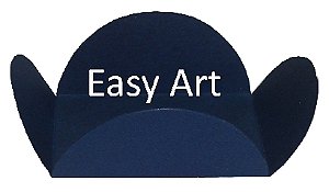 Forminhas para Doces - Pacote com 100 Unidades / Azul Marinho