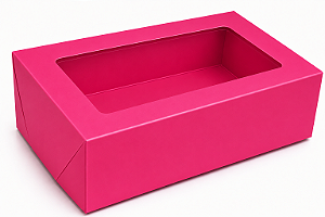 Caixa para 6 Brigadeiros 12x8x3,7 - Pct com 10 Unidades