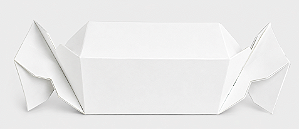 Caixa Bala para Lembrancinhas 8x4x4 - Pct com 10 Unidades
