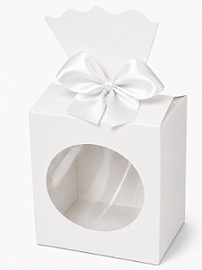 Caixinha para Lembrancinhas com Visor 7,5x5,5x9,5 - Pct com 10 Unidades