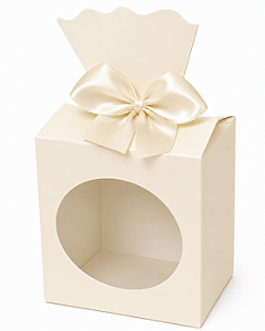 Caixinha para Lembrancinhas com Visor 7,5x5,5x9,5 - Pct com 10 Unidades