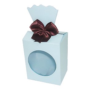 Caixinha para Lembrancinhas / Presentes com Visor - Pct com 10 Unidades