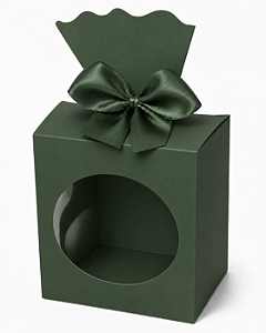 Caixinha para Lembrancinhas com Visor 7,5x5,5x9,5 - Pct com 10 Unidades