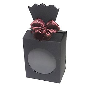 Caixinha para Lembrancinhas / Presentes com Visor - Pct com 10 Unidades