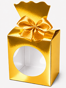 Caixinha para Lembrancinhas com Visor 7,5x5,5x9,5 - Pct com 10 Unidades