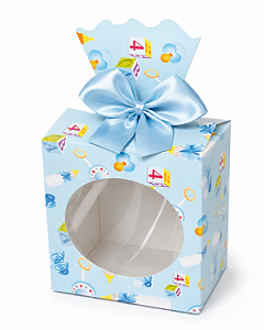 Caixinha para Lembrancinhas com Visor 7,5x5,5x9,5 - Pct com 10 Unidades