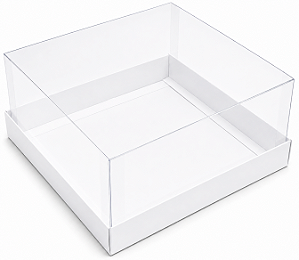 Caixas para Coração Lapidado / Mini Bolo 12x12x6 - Pct com 10 Unidades
