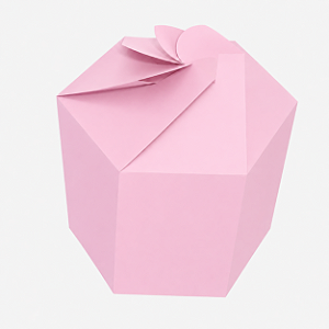 Caixa Flor para Presentes e Lembrancinhas 10x8,5x9 - Pct com 10 Unidades