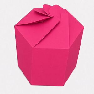 Caixa Flor para Presentes e Lembrancinhas 10x8,5x9 - Pct com 10 Unidades