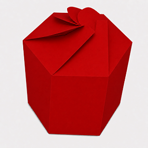 Caixa Flor para Presentes e Lembrancinhas 10x8,5x9 - Pct com 10 Unidades