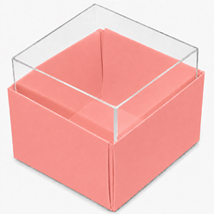 Caixas para 02 Macarons - 5x4,5x4,5 - Pct com 10 Unidades