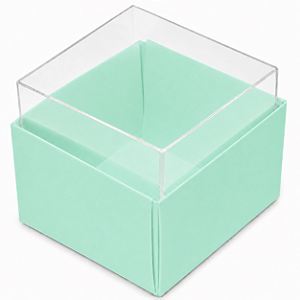 Caixas para 02 Macarons - 5x4,5x4,5 - Pct com 10 Unidades