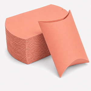 Caixa Almofada Salmão 11,5x9,5x3 - Pct com 10 Unidades
