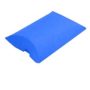 Caixa Almofada Azul Turquesa - Pct com 10 Unidades