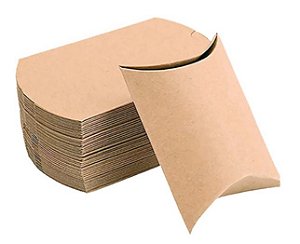 Caixa Almofada Kraft - Pct com 10 Unidades
