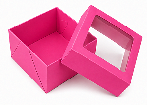 Caixa para 4 Brigadeiros 8x8x3,7 - Pct com 10 Unidades