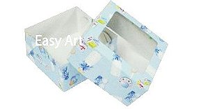 Caixa para 4 Brigadeiros 8x8x3,7 - Pct com 10 Unidades