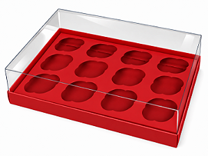 Caixas para 12 Mini Cupcakes 23,5x16,8x8 - Pct com 10 Unidades