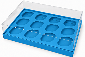 Caixas para 12 Mini Cupcakes 23,5x16,8x8 - Pct com 10 Unidades