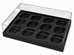 Caixas para 12 Mini Cupcakes 23,5x16,8x8 - Pct com 10 Unidades
